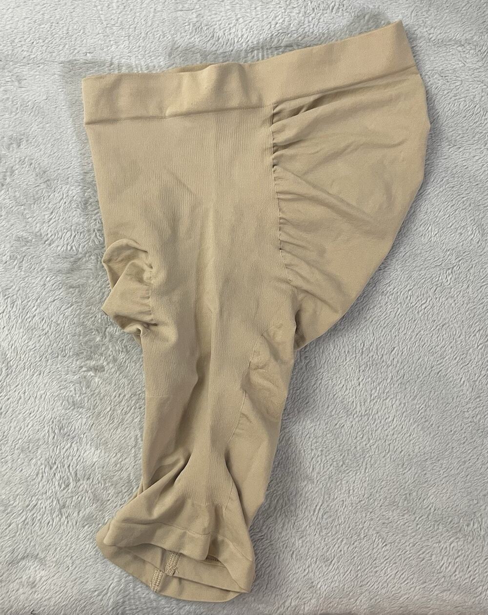 Skims Maternity Sculpting Mid Thigh Shorts L/XL Clay BBL and Belly Support NWOT